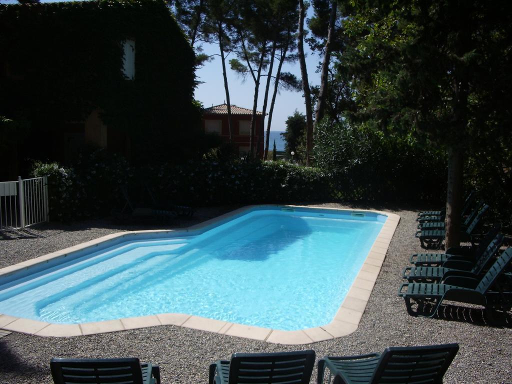 50M Plage T2 Grande Terrasse Vue Mer Climatise Piscine Chauffee, Parking Clos Gratuit ซานารี-ซูร์-แมร์ ภายนอก รูปภาพ